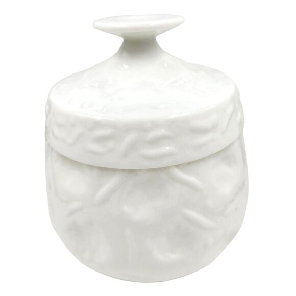 Vintage EL RANCHO Bryce Milk Gass Turnabout Cookie Jar / Canister Mid Century - Picture 3 of 14